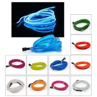 Rugalmas neon LED-szalag autó belső térbe - teljes készlet - 3 m