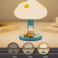 Szilikon éjszakai lámpa gyerekeknek - gomba alakú - MG-A02