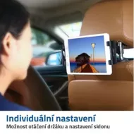 Mobil-/tablettartó fejtámlára