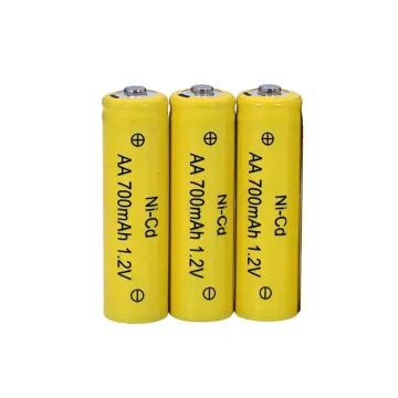 Újratölthető akkumulátor - LC 14500 (AA 700 mAh, 1,2 V, Ni-Cd) - 3 db